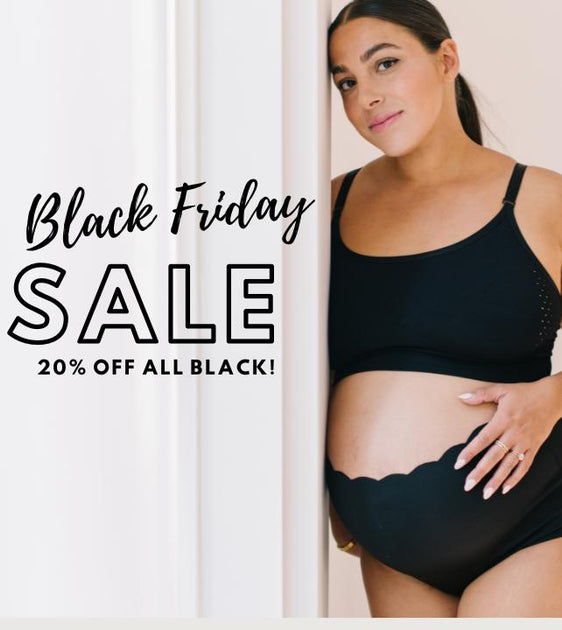 Adjustable Adore Maternity & Nursing Bralette - Black – Bao Bei Body