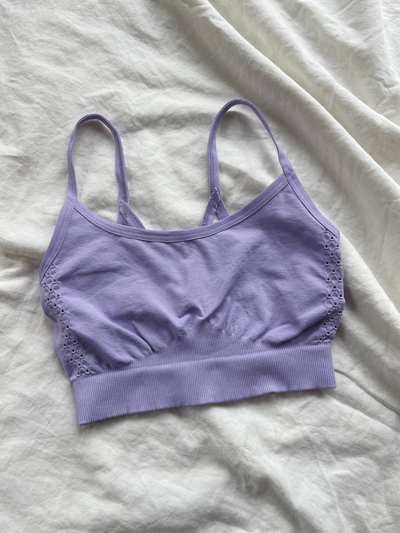 Bliss Bralette in PLUM by Lotus Tribe / Soft Fit Underband