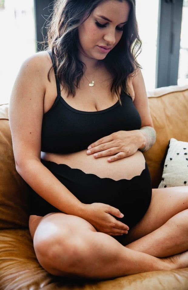 Pregnancy Support Brief in Black, Maternity