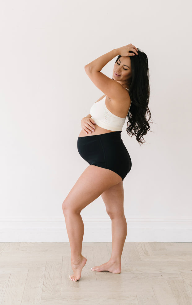 Maternity & Postpartum BLOOMERS Support Underwear - Black – Bao